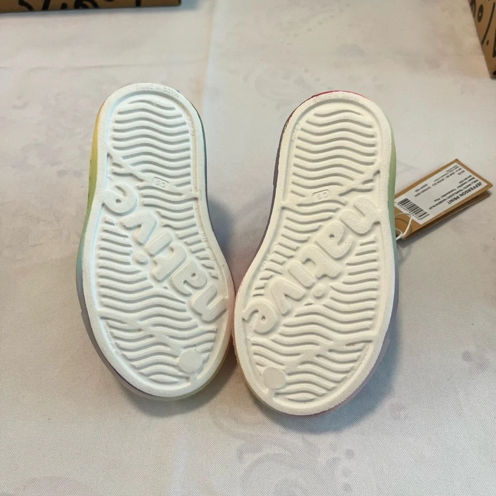 Native Kids Multicolor Slip-On Water Shoes- Jefferson Print